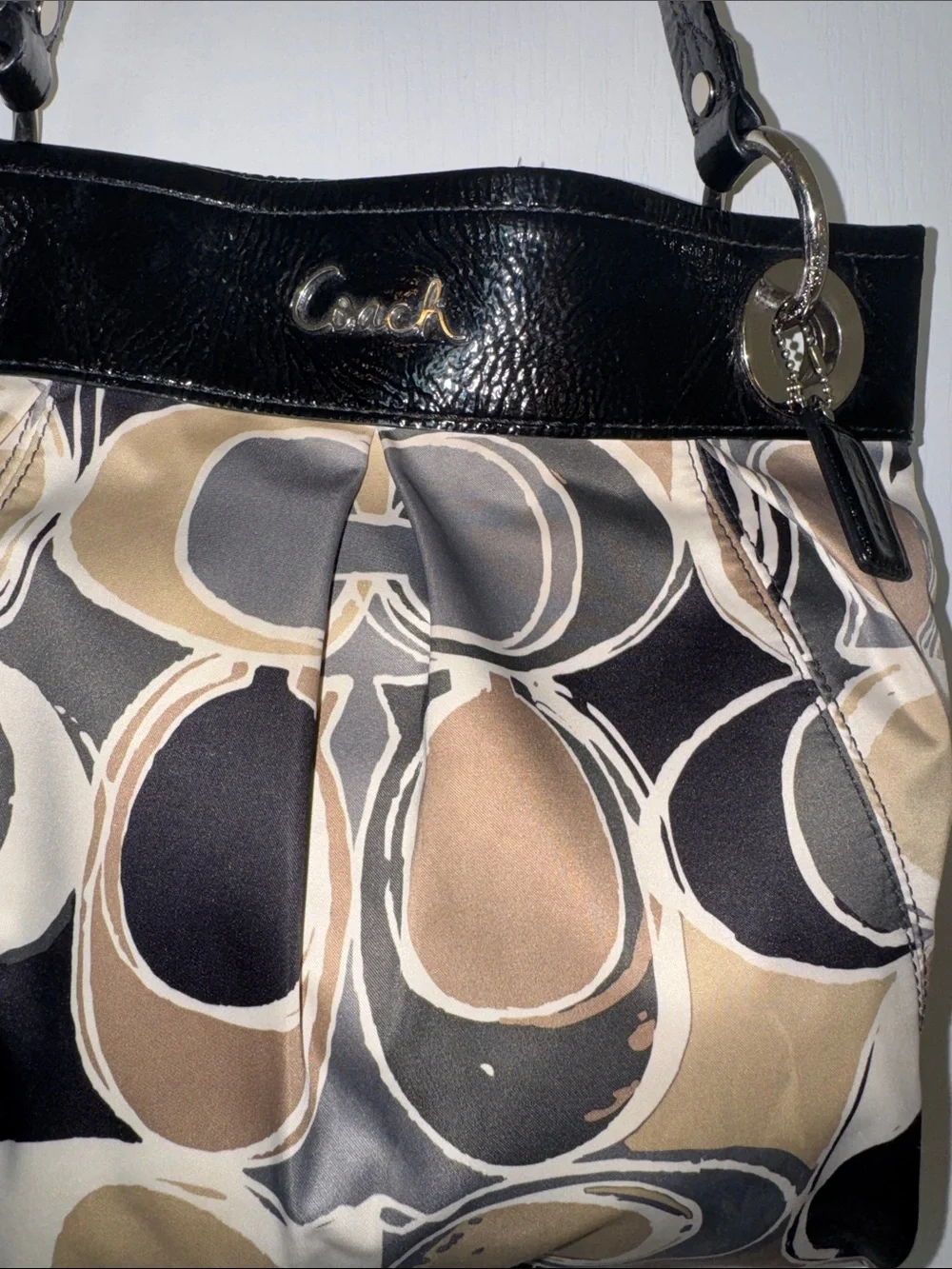 Coach Ashley Signature Scarf Print Bag